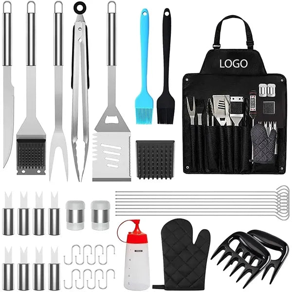 39PCS BBQ Grill Accessories Stainless Steel with Storage Bag