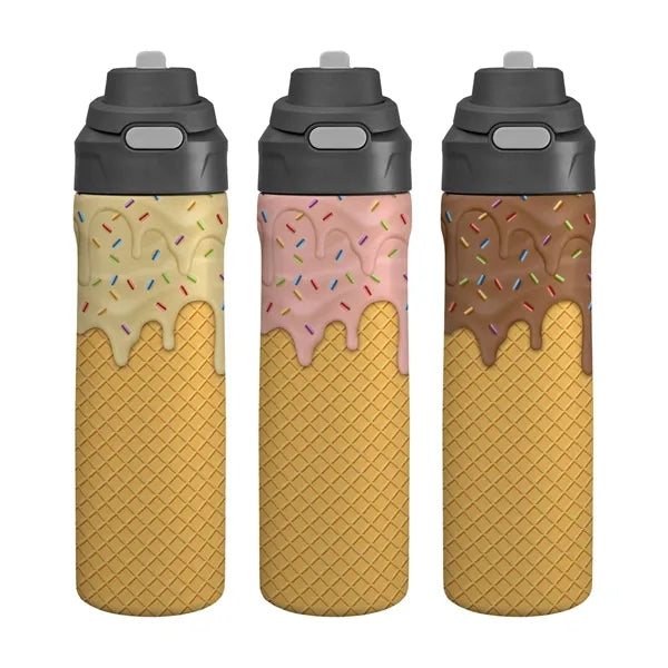 Pop Up 24 Oz. Recycled Ice Cream Bottle