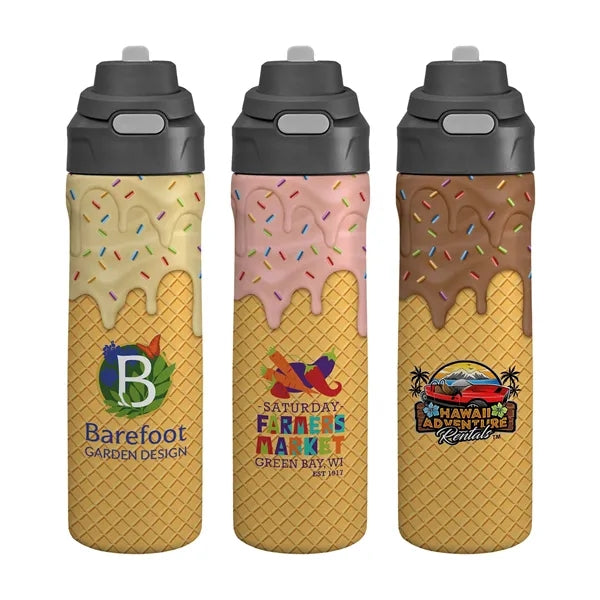 Pop Up 24 Oz. Recycled Ice Cream Bottle