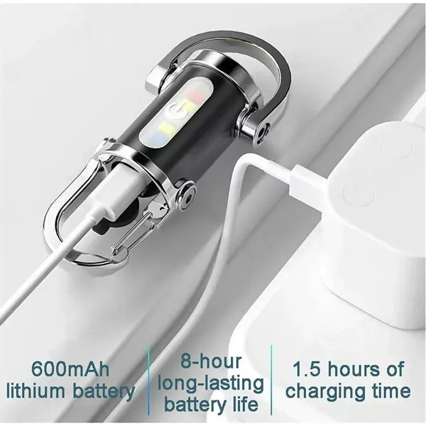 Multi-Functional Mini Keychain Light