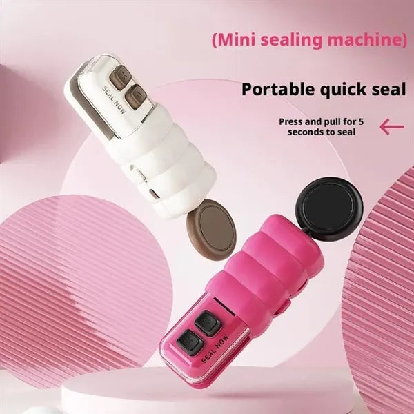 Rechargeable 2-in-1 Mini Bag Sealer Bottle Opener