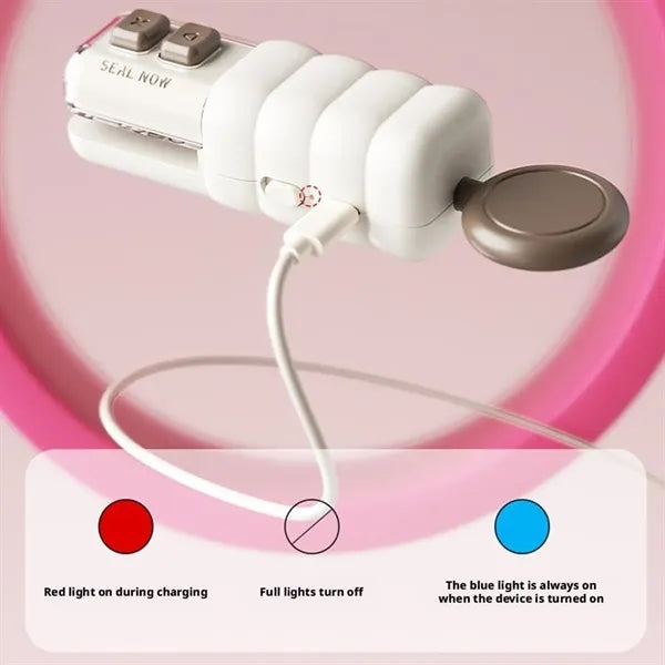 Rechargeable 2-in-1 Mini Bag Sealer Bottle Opener