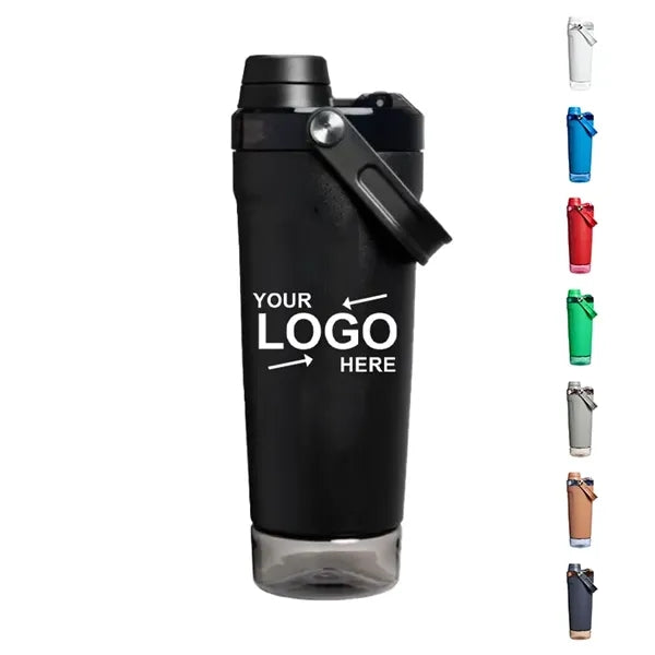 20Oz Shaker Bottle Protein Powder Set Bottom Storage