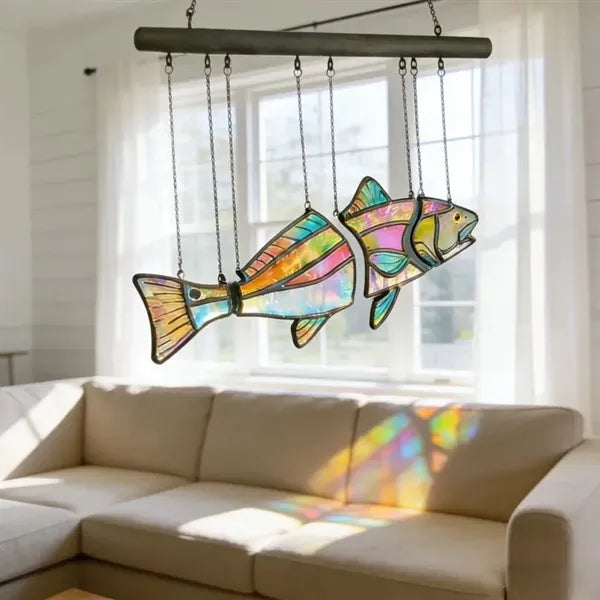 Floating Fish Acrylic Pendant