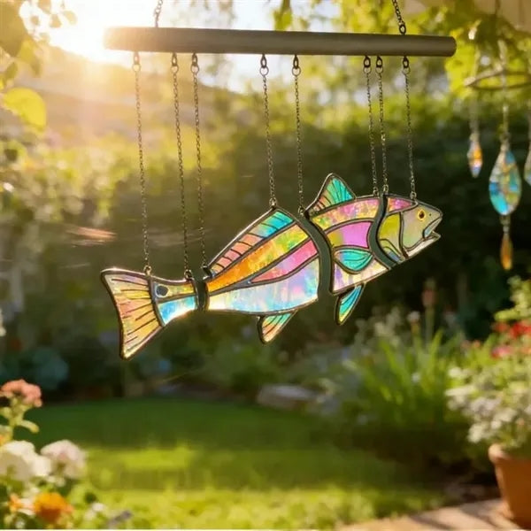 Floating Fish Acrylic Pendant