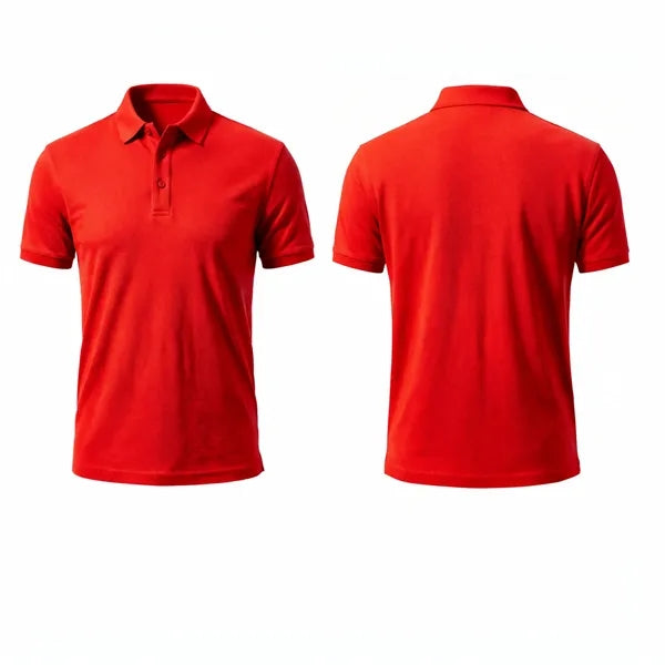 6.5 oz Cooling Polyester Fabric Embroidered Polo Shirt