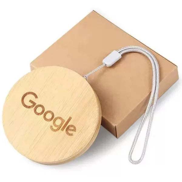 Logo 5 in 1 Multifunctional Bamboo Charging Cable Set
