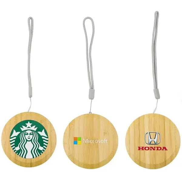 Logo 5 in 1 Multifunctional Bamboo Charging Cable Set