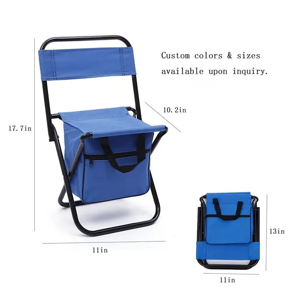 Logo Folding Camping Chair Portable Outdoor Stool