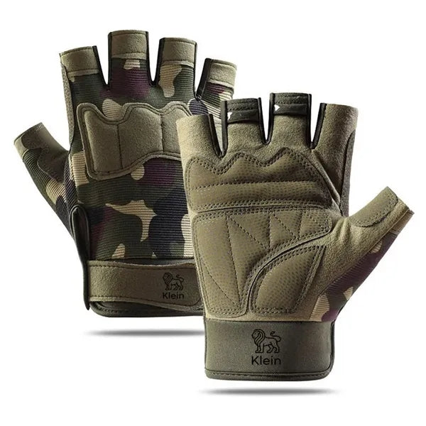 Tactical Half Finger Gloves Outdoor Grip Gear