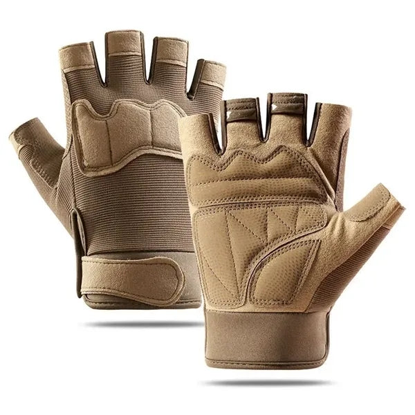 Tactical Half Finger Gloves Outdoor Grip Gear
