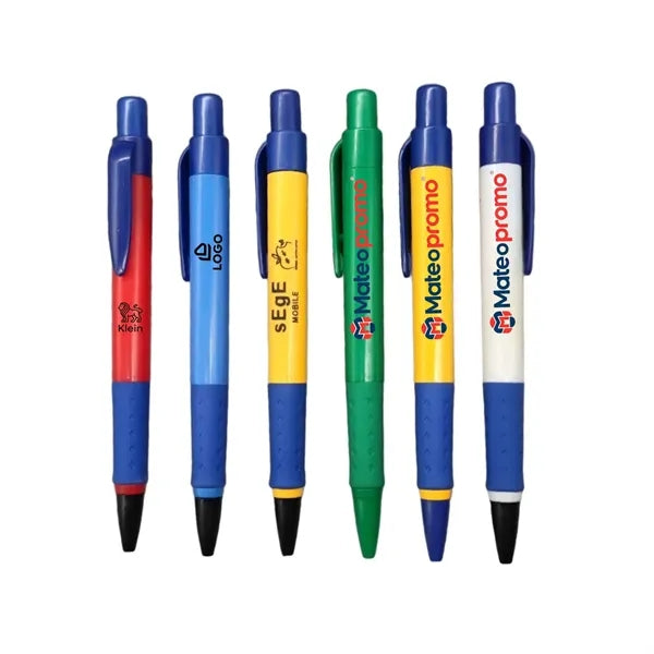 Logo Plastic Click Ballpoint Pen Giveaway