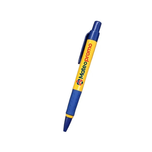 Logo Plastic Click Ballpoint Pen Giveaway