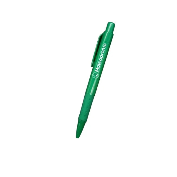 Logo Plastic Click Ballpoint Pen Giveaway