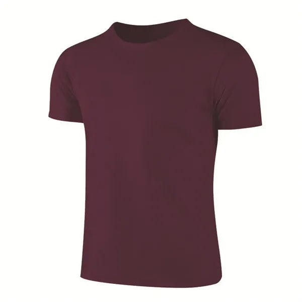 Quick Dry Performance T Shirt Crew Neck Custom Logo