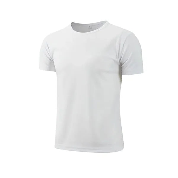 Quick Dry Performance T Shirt Crew Neck Custom Logo