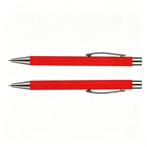 Soft rubber coated full-color metal pen