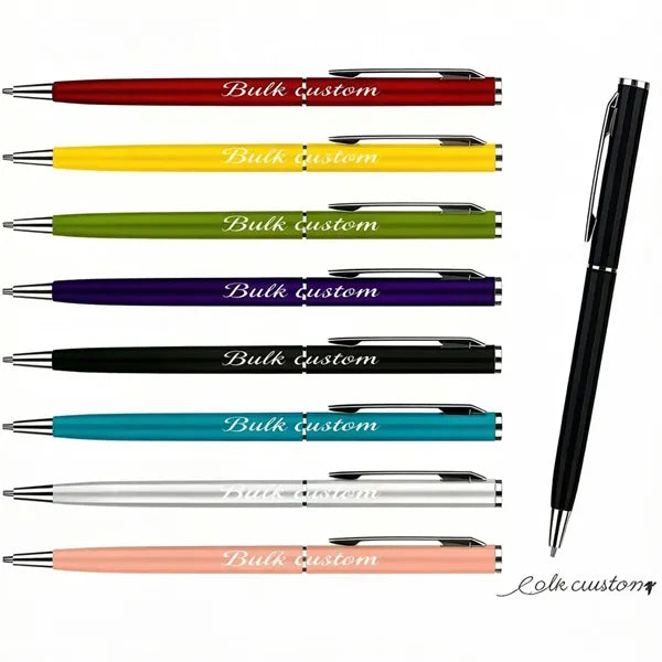 Fashionable slim rotating pen
