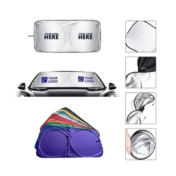 Car Front Windshield Sunshade Foldable Cover