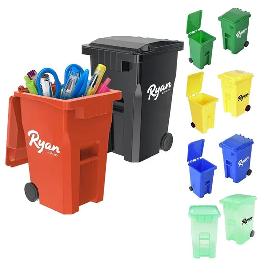 Creative Trash Can Pen Holder: Eco-Friendly Desktop Organize