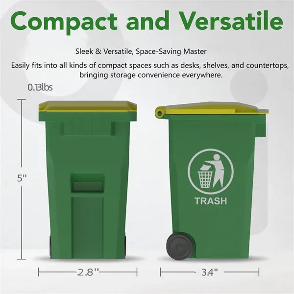 Creative Trash Can Pen Holder: Eco-Friendly Desktop Organize