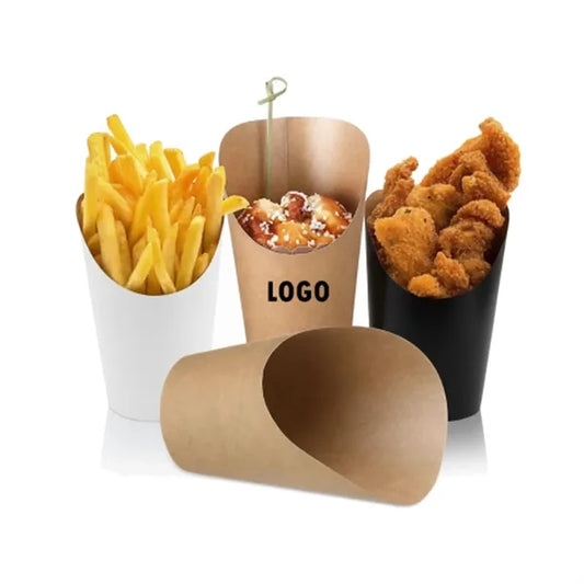 12oz Kraft Paper Slanted Cup for Catering