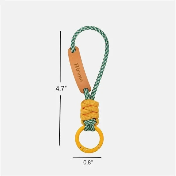 Vibrant Handmade Paracord Keychain
