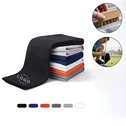 Microfiber Waffle Golf Towel Absorbent Quick Dry Clean
