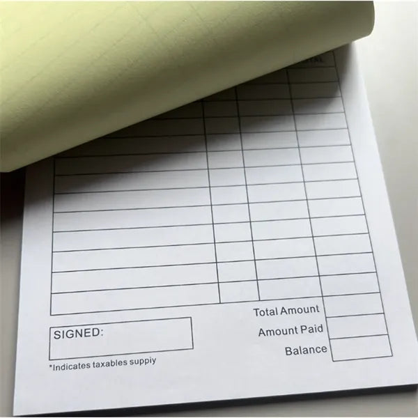 Invoice Book Small Business Personal Tracking Simple