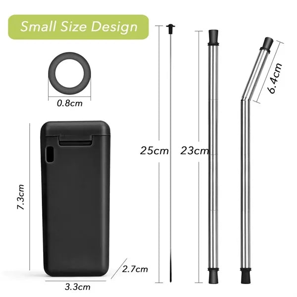 Folding Drinking Straw Set