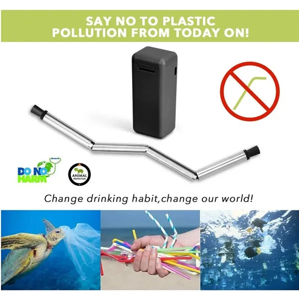 Folding Drinking Straw Set