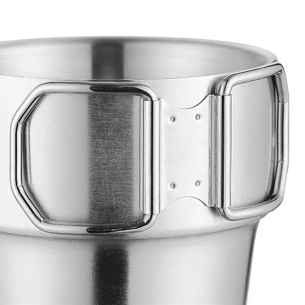 Stainless Steel Folding Handle Camping Mug