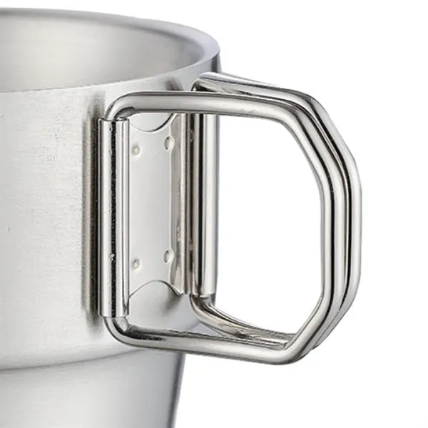 Stainless Steel Folding Handle Camping Mug