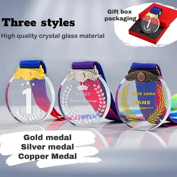 Crystal Award Medal