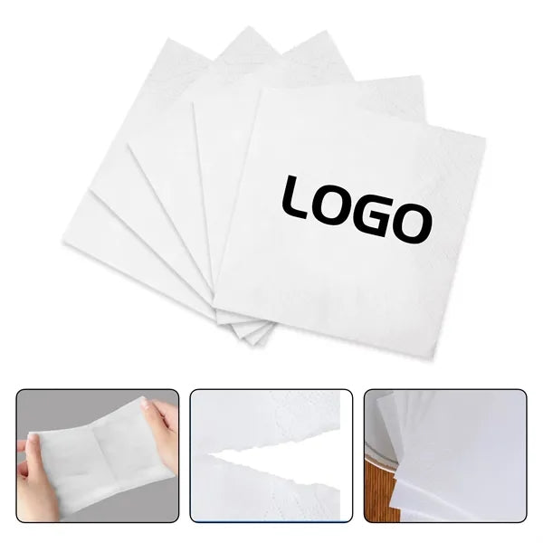2-Ply Beverage Napkins With Personalized Logo