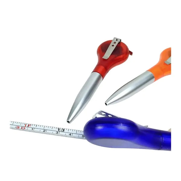 2 In 1 Retractable Tape Measure Ballpoint Pen Tool