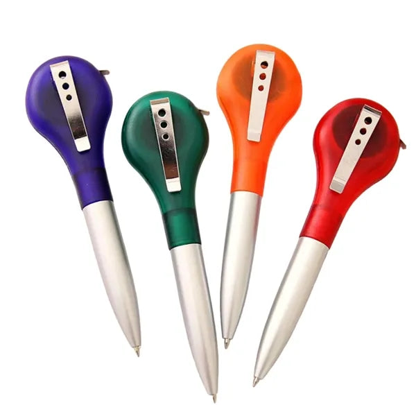 2 In 1 Retractable Tape Measure Ballpoint Pen Tool