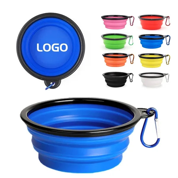 12oz Portable Silicone-Like TPE Folding Dog Bowl