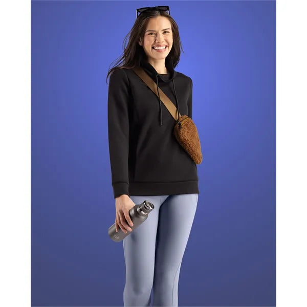 Clique Haven Recycled Womens High Collar Pullover Sweatshirt