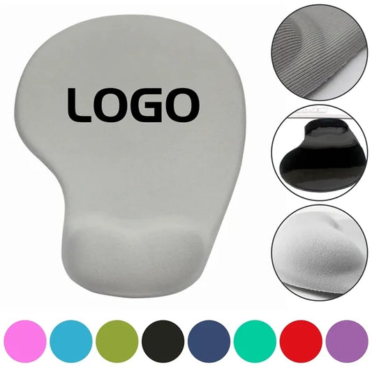 Ergonomic Silicone Wrist Rest Mouse Pad with Lycra Surface