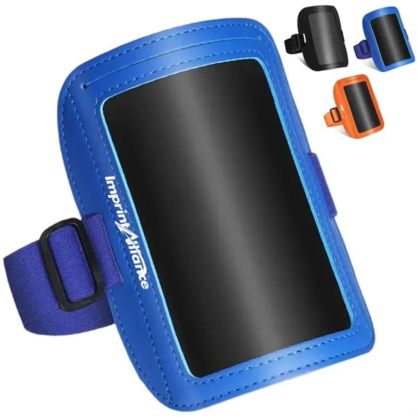 Adjustable PU Leather Armband ID Badge Holder