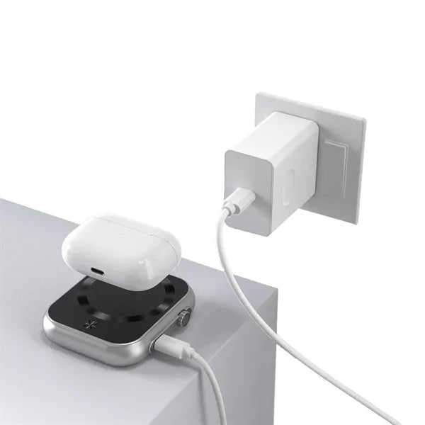 Mini 3 In 1 Wireless Charger Power Bank Portable Slim