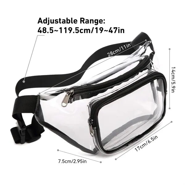 Outdoor Sports Transparent Waist Bag