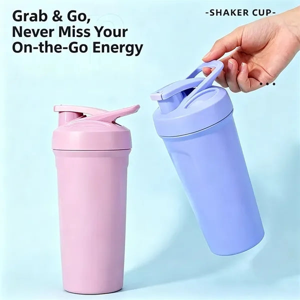 24oz Stainless Steel Insulated Tumbler Shaker Bottle Travel