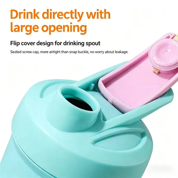24oz Stainless Steel Insulated Tumbler Shaker Bottle Travel
