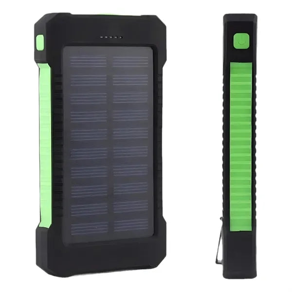 Solar Power Bank 10000mAh With Compass and LED Light