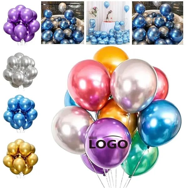 10 Inch Multi-color Custom Logo Party Balloons