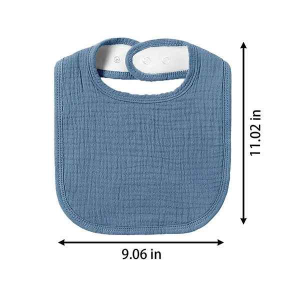 Multi-Color Optional Soft Absorbent Bibs With Custom Logo