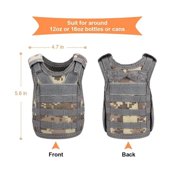 Adjustable Molle Vest Beverage Holder Cover
