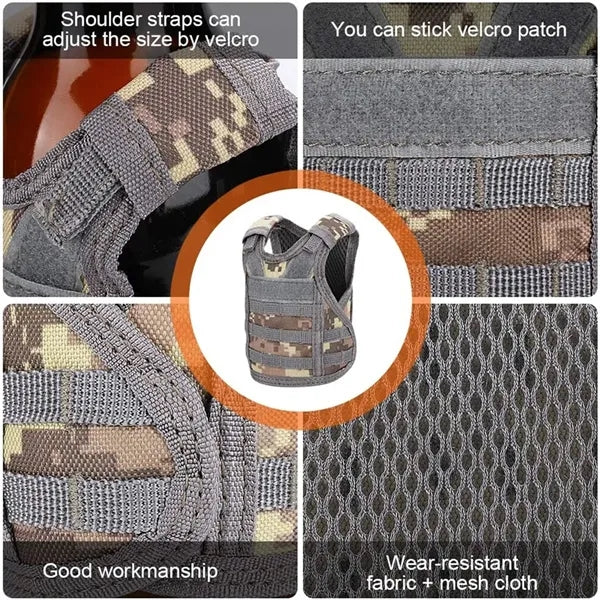Adjustable Molle Vest Beverage Holder Cover